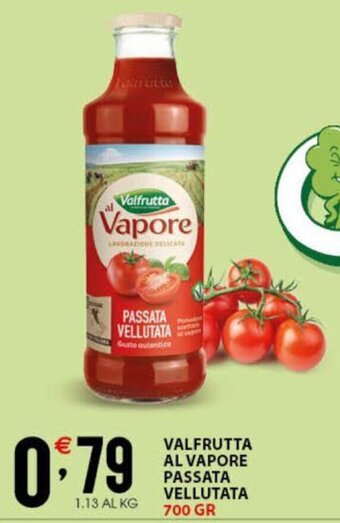 Sisa VALFRUTTA AL VAPORE PASSATA VELLUTATA 700 GR offerta