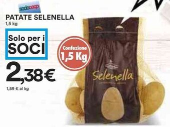 Coop PATATE SELENELLA 1,5 kg offerta
