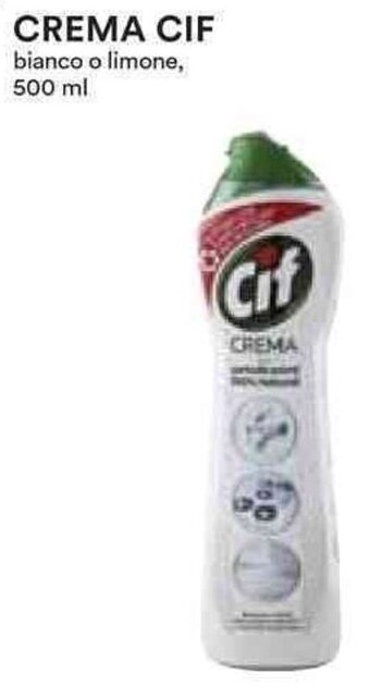 Coop CREMA CIF bianco o limone, 500 ml offerta
