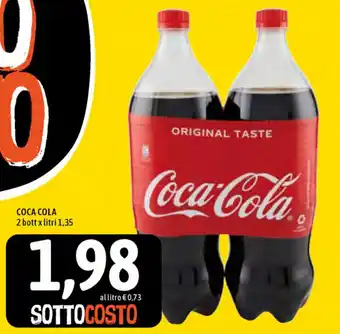 Famila Superstore Coca-Cola 2 bott x 1,35 litri offerta