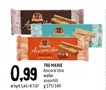 Famila Superstore Tre Marie Ancora Uno wafer 175/140g offerta