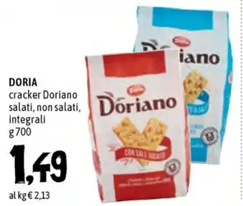 Famila Superstore Doria Cracker Doriano 700g offerta