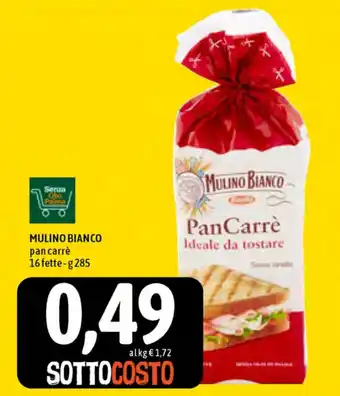 Famila Superstore Mulino Bianco Pan Carrè 16 fette 285g offerta
