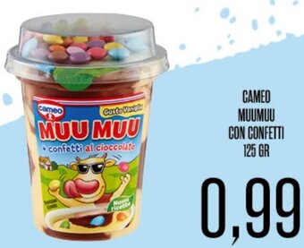 Supermercati Pasquale Prisco CAMEO MUUMUU CON CONFETTI 125 GR offerta