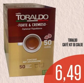 Supermercati Pasquale Prisco TORALDO CAFFÈ KIT 50 CIALDE offerta