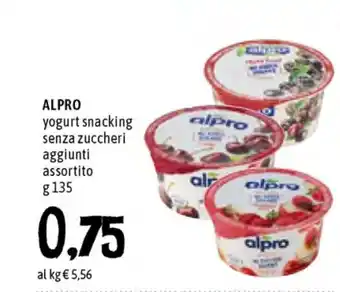 Famila Superstore Alpro Yogurt snacking 135g offerta