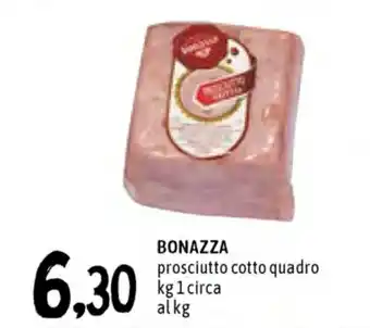 Bonazza Prosciutto cotto quadro 1kg