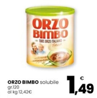 Eurospar ORZO BIMBO solubile gr.120 offerta