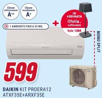 Trony DAIKIN KIT PROERA12 ATXF35E+ARXF35E offerta