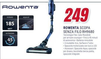 Trony ROWENTA SCOPA SENZA FILO RH9680 offerta