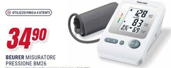 Trony BEURER MISURATORE PRESSIONE BM26 offerta