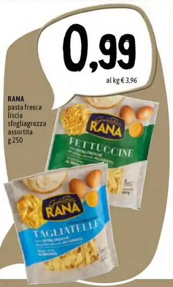 Famila Superstore Rana Pasta fresca liscia sfogliagrezza 250g offerta
