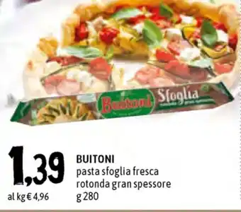 Famila Superstore Buitoni Pasta sfoglia fresca rotonda gran spessore 280g offerta