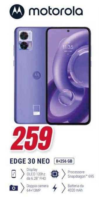 Trony motorola EDGE 30 NEO 8+256 GB offerta