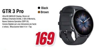 Trony amazfit GTR 3 Pro offerta