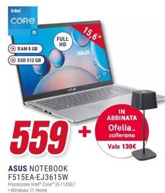Trony ASUS NOTEBOOK F515EA-EJ3615W offerta