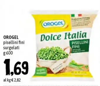 Famila Superstore Orogel Pisellini fini surgelati 600g offerta