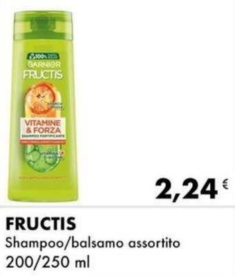 Iper Tosano FRUCTIS Shampoo/balsamo assortito 200/250 ml offerta