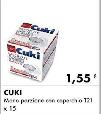 CUKI Mono porzione con coperchio T21 x 15