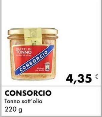 CONSORCIO Tonno sott'olio 220 g