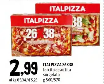 Famila Superstore Italpizza 26x38 560/570g offerta