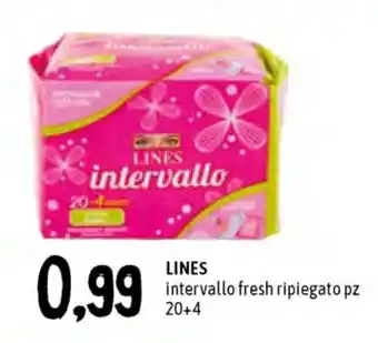 Famila Superstore Lines Intervallo fresh ripiegato 20+4pz offerta