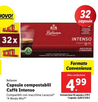 Bellarom Capsule compostabili Caffè Intenso