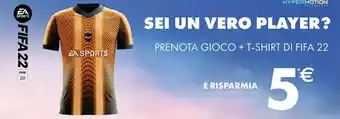 Gamestop Prenota Gioco + T Shirt Di Fifa 22 offerta