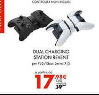Gamestop Dual Charging Station Revent offerta