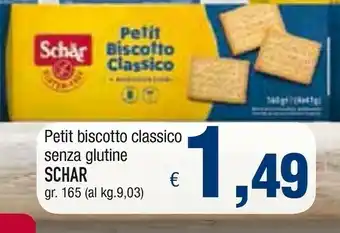 Famila Schar Petit Biscotto Classico 165 G(ml) offerta