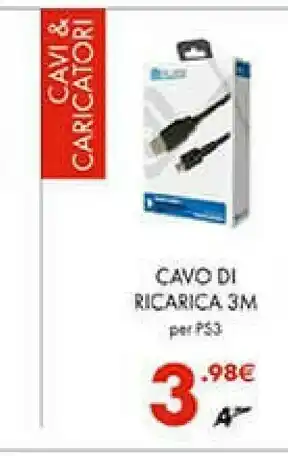 Cavo Di Ricarica 3m Per Ps3