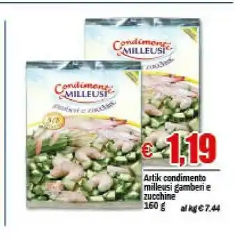 EMMEpiù Artik Condimento Milleusi Gamberi E Zucchine offerta