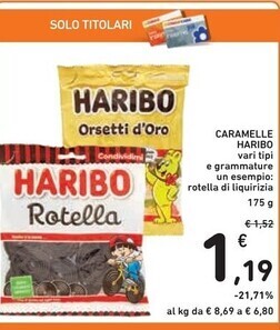 Spazio Conad Haribo caramelle offerta