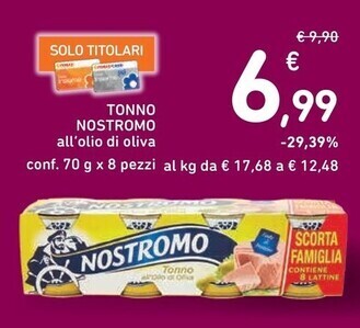 Spazio Conad Nostromo tonno offerta