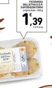 Conad Superstore Conad sapori & dintorni ficodindia dell'etna d.o.p offerta