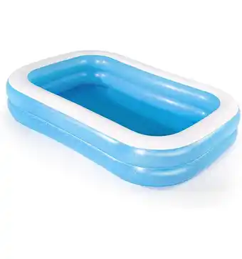 Eurobrico Piscina gonfiabile 'family' rettangolare blu, 262x171x51 cm - bestway 54006 offerta