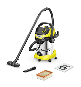 Eurobrico Bidone aspiratore solidi liquidi con funzione soffiante wd5 s v 1100 watt - karcher offerta
