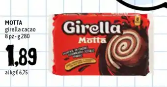 Famila Superstore Motta Girella cacao 8pz 280g offerta