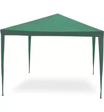 Eurobrico Gazebo da esterno 'facile' in acciaio colore verde, 3x4 metri offerta