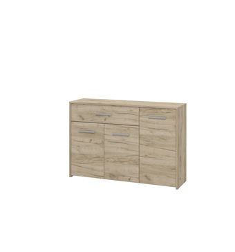 Eurobrico Mobile quercia 'girona' 3 ante e 1 cassetto, 119x33x80,5 cm offerta