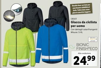 CRIVIT Giacca da ciclista per uomo S-XL