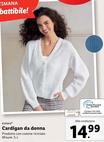 Lidl esmara Cardigan da donna S-L offerta