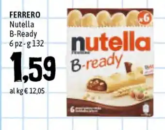 Famila Superstore Ferrero Nutella B-ready 6pz 132g offerta