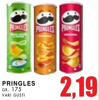La Mimosa Supermercati PRINGLES GR. 175 VARI GUSTI offerta
