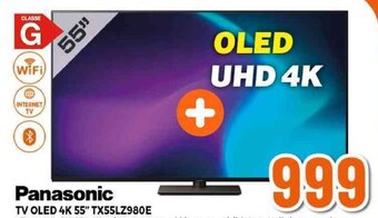 Expert Panasonic TV OLED 4K 55" TX55LZ980E offerta