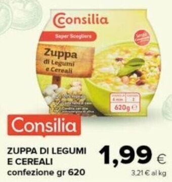 ZUPPA DI LEGUMI E CEREALI confezione gr 620