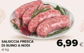 Tigre SALSICCIA FRESCA DI SUINO A NODI al kg offerta