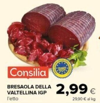 Tigre BRESAOLA DELLA VALTELLINA IGP l'etto offerta