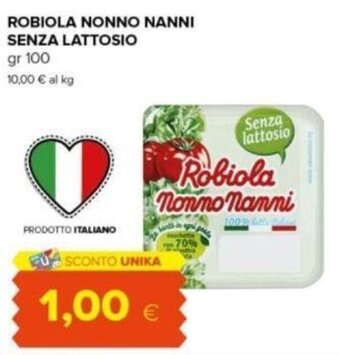 Tigre ROBIOLA NONNO NANNI SENZA LATTOSIO gr 100 offerta