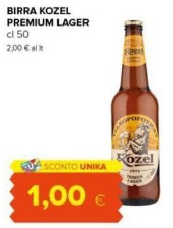 Tigre BIRRA KOZEL PREMIUM LAGER cl 50 offerta